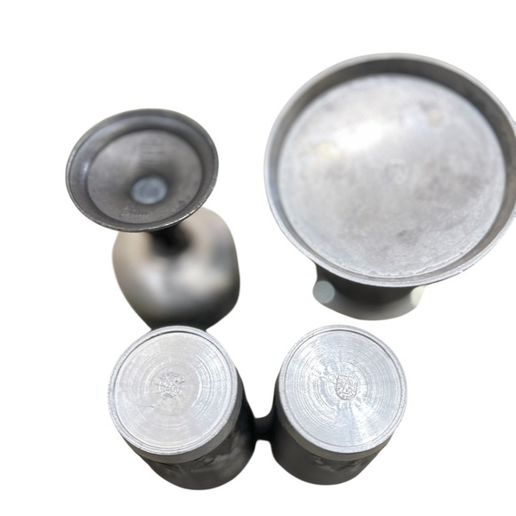 Vtg. Ha ha rein zinn german pewter hunting scene Drinkware Set marked - Picture 12 of 15